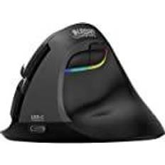 Souris d'ordinateur Urban-Factory Ergo Pro Vertical Ergonomic Mouse Wireless 2.4Ghz Bleutooth & Wired Mouse