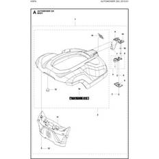 Skateboards Husqvarna Kropssystem 320 Grå 5807663-04