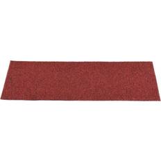 Rojo Alfombras de escalera Be Basic Alfombrilla Autoadhesiva Escalera 15 Uds Rojo 60x25 cm - Rojo Rojo