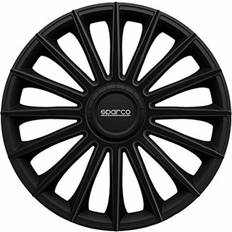 Hjulkapsler 14 Sparco Hjulkapsler 14-tommer 4stk Black