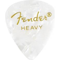 Fender Plettri Fender Heavy White Moto