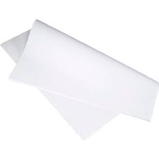 Stikdug glat papir hvid 70x70cm 90g 500stk/pak