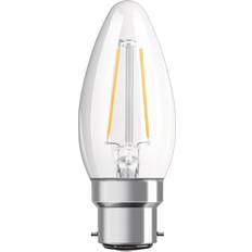 E14 Ampoules Osram bougie LED B22d Classic 827 4,8 W transpar