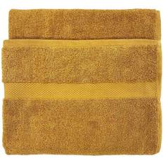 The Linen Yard Loft Woven Combed Bath Towel Yellow