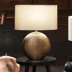 Lighting Make it a Bronze Hammered Dot Table Lamp