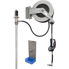 Kabi Olieanlæg m/luftpumpe, dig.pistol, slangerulle 10m