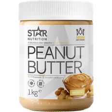 Luonnollinen Makeat ja suolaiset levitteet Star Nutrition Peanut Butter 1 kg Smooth