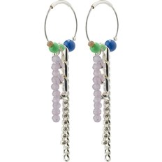 Pilgrim Blå Smycken Pilgrim Fiorella Earrings - Silver/Pearls