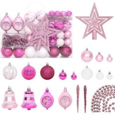 vidaXL Balls Christmas Tree Ornament 108pcs