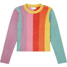 Multifärgade Koftor Barnkläder Stella McCartney Kid's Glittery Striped Sweater Multicolor