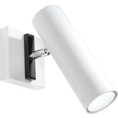 Apliques de pared Sollux Direzione Blanco Weiss 1-flg. GU10 Aplique de pared