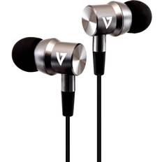 Casques V7 HA111-3EB Stereo Earbuds 3.5mm Argent