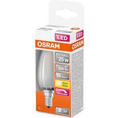 Osram led retrofit Kerte 2,8W=25W mat E14 Dæmp