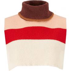 Dame - Polotrøjer - Rød Sweatere Becksöndergaard Colby Block Bib Neck