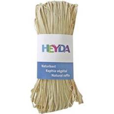 Raffia garn Bastsnöre 30 meter Ljus Natur Raffia 50 gram