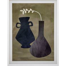 Bloomingville Brindisi Illustration Hvid Ramme