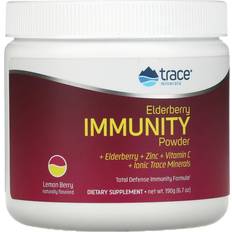 Trace Minerals Research Elderberry Immunity Powder Lemon Berry 190g