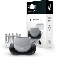 Silver Shaver Replacement Heads Braun Series 5-6-7 EasyClick Body Groomer Attachment