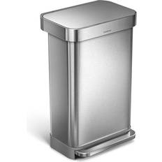 Black Waste Disposal Simplehuman Rectangular Step Can