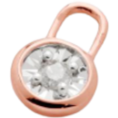 Monica Vinader Rose Gold Charms & Pendants Monica Vinader Essential Ear Charm - Rose Gold/Diamond