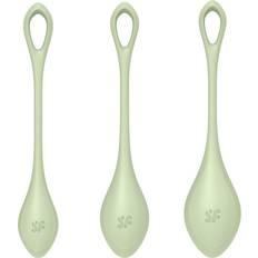 Vert Boules de Ben Wa Satisfyer Kit 3 Boules de Geisha Yoni Power 2 Vert