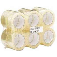 Desk Tape & Tape Dispensers Universal Pack of 12, 48mm 100m Rolls Clear Box Protection Tape