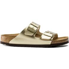 Gold - Women Shoes Birkenstock Arizona Birko-Flor - Gold