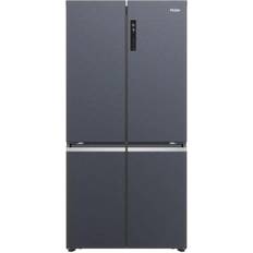 Freestanding - Ice & Water Dispenser - Side-by-side Fridge Freezers Haier HCR5919ENMB Black