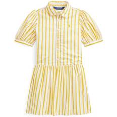 Cuello Camisa Vestidos Polo Ralph Lauren Girl's Striped Shirt Dress