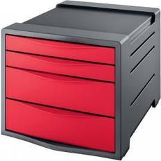 Rot Briefkörbe Rexel Choices Drawer Cabinet Red 2115610