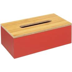 Portafazzoletti 174641e Rosso MDF/Bamboo