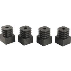 Polypropylen Dørmåtter Plus Cubic stillesko Sort