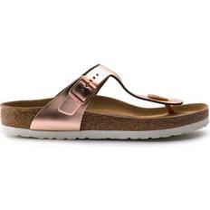 Birkenstock Gizeh Sandalen Birkenstock Gizeh Soft Footbed Natural Leather - Metallic Copper