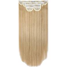 Super Thick Curly Clip In Hair Extensions 22" 5-pack 611/KB88 Golden Blonde