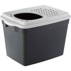 Ferplast Kattetoilet JUMPY SORT/HVID 38.8x57.5x39CM