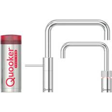 Quooker Armatur Quooker Nordic Square Twintap Inkl PRO3-B (Q910560402) Krom