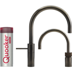 Quooker nordic round twintaps Quooker Nordic Round Twintaps Inkl PRO3-B (Q910560502) Bruneret messing