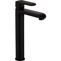 Invena Tall Black Matte Sink Faucet Elegant Basin