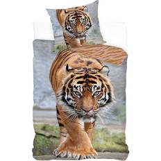 Sengetøj - Tiger motiv - Vendbar dynebetræk