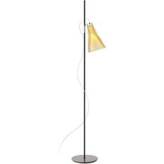 Gula Golvlampor Kartell K-Lux Black/Straw Golvlampa