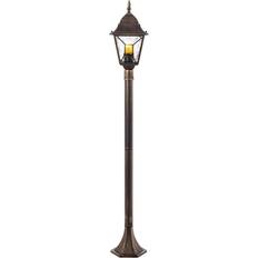 Rosalind Wheeler Cavedon Gold/Black Lamp Post 120cm