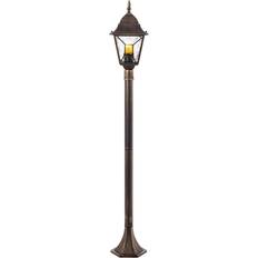 IP44 - Stål Stolplyktor Rosalind Wheeler Cavedon Gold/Black Stolplykta 120cm