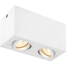 SLV Triledo Square Double White Ceiling Flush Light 16.2cm