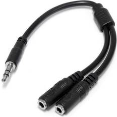Kabels StarTech 3.5mm - 2x3.5mm M-F Adapter