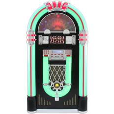 Stereo-Paket MonsterShop Jukebox Retro 50er Jahre Stil Schallplatten
