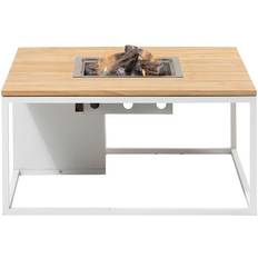 Campingtafels Cosi Fires Vuurtafel Cosiloft 100 Lounge Teak-White