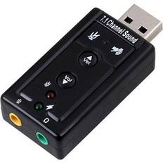 Liens Audio et Vidéo sans Fil Ewent EW3762 Carte Son 7.1 USB CMedia CM108