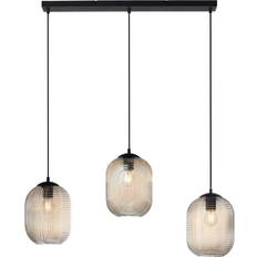 Paul Neuhaus Shitake Amber/Black Pendellampa 86cm