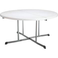 Camping Furniture Lifetime White Granite Round Folding Table