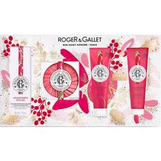 Roger & Gallet Scatole regalo Roger & Gallet Rit Ginger Roug Set Noel 22 30 ml Gel Doccia 50 ml + Latte Corpo 50 ml + Saponetta 100g